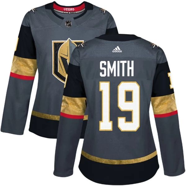 Damen Vegas Golden Knights Trikot Reilly Smith 19 Grau Authentic